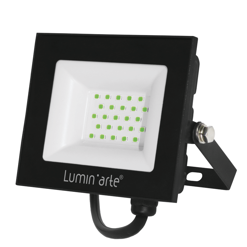 Светодиодный прожектор Luminarte LFL-30W/07 30Вт Зеленый цвет свечения IP65