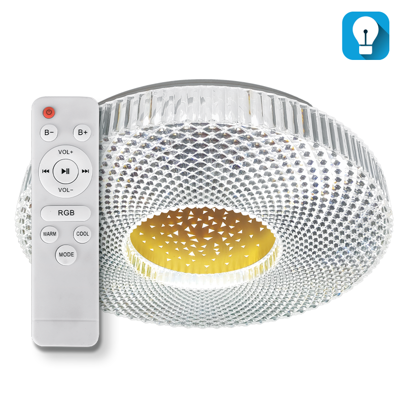 Светодиодный светильник LUMIN'ARTE CLL55 70W RGB, управление с приложения ILink VIOLET с ПДУ