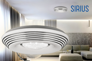 Светильник управляемый потолочный серии SIRIUS-I!